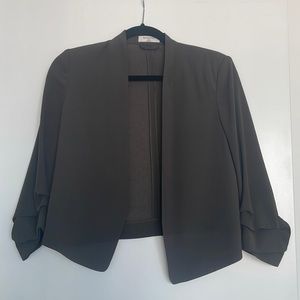 Babaton Cropped Power Blazer - Olive